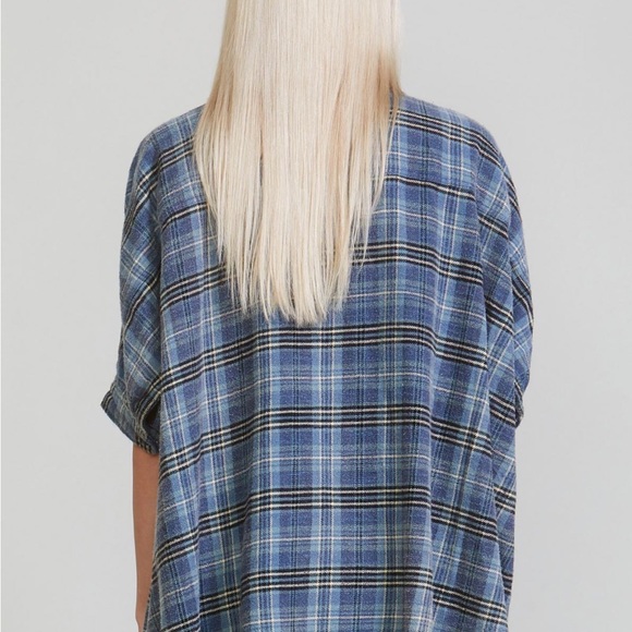 R13 Plaid Oversized Boxy Shirt. Size small - Picture 13 of 13